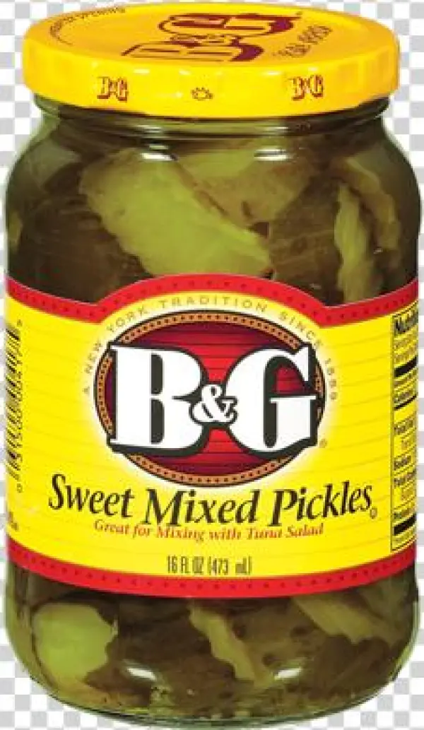 B&g® Sweet Mixed Pickles - B&g Kosher Dill Pickle Chips With Whole Spices