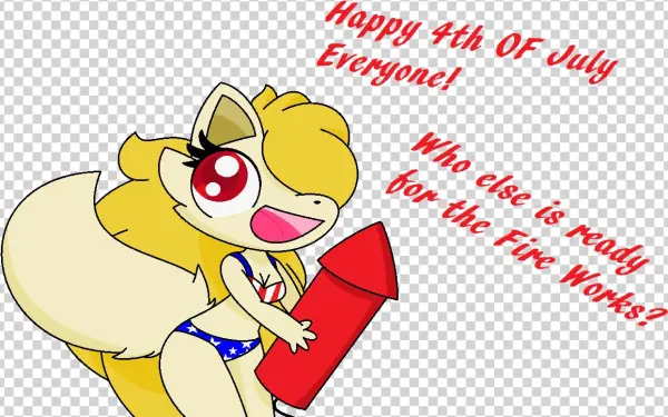Happy 4th Of July - Cartoon