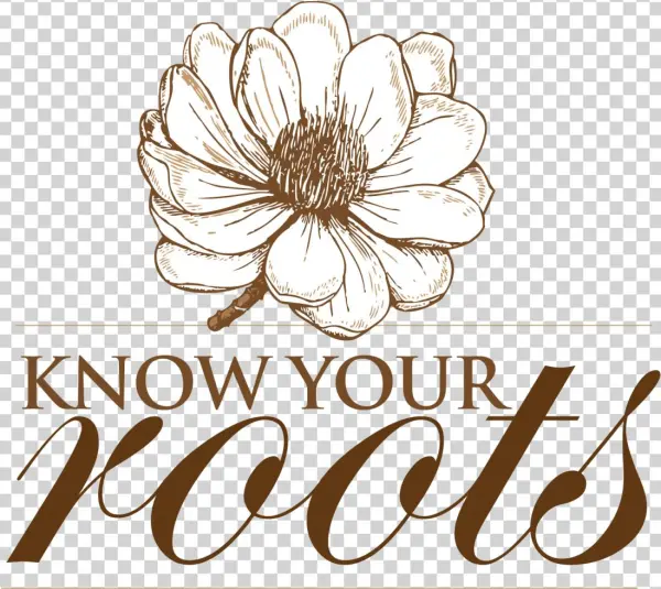 Know Your Roots Logo - Frilly Frocks