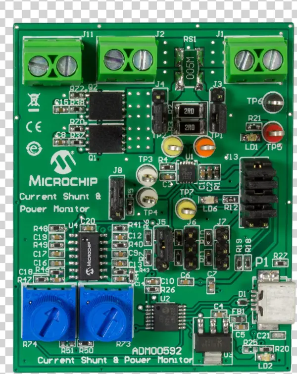 Microchip Adm00592, Current & Power Monitor Evaluation