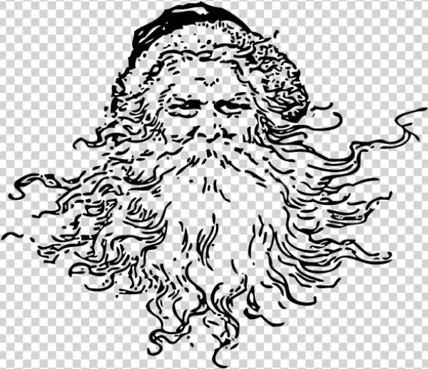 Santa Head Clipart Png