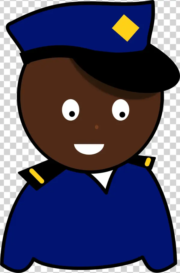 This Free Icons Png Design Of African Policeman