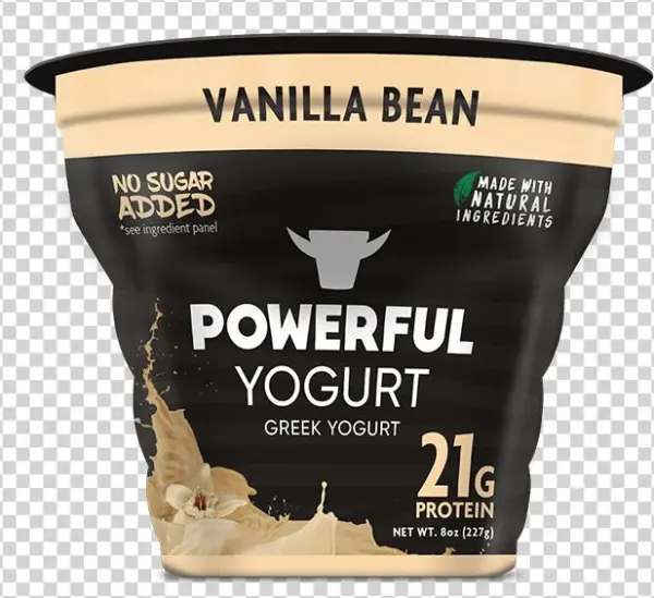 Vanilla Bean Yogurt - Powerful Yogurt Maple ; Brown Sugar Oatmeal 2.2 Oz