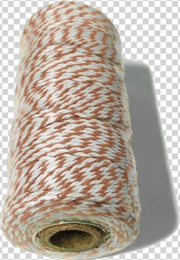 Brown And White Bakers Twine - Skrapushka