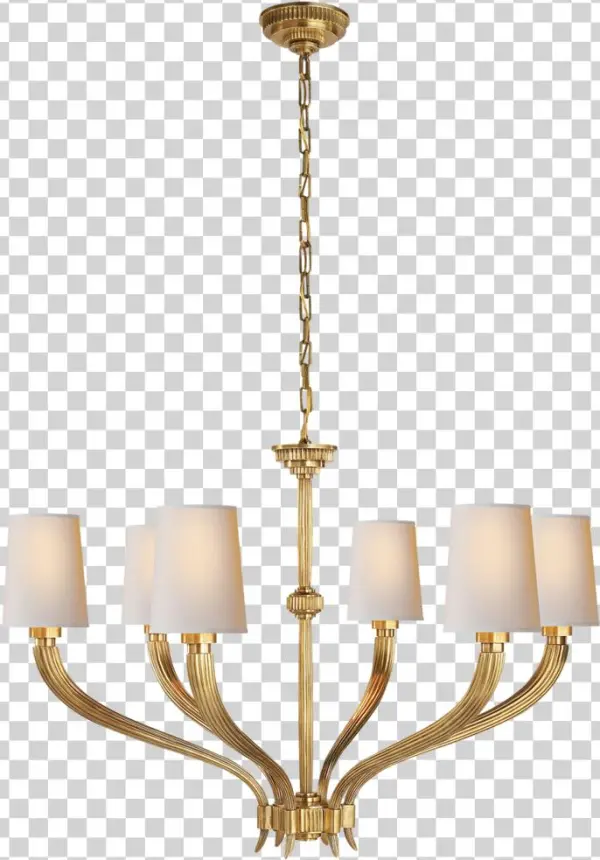 Chc2462abnp 5 - Ruhlmann Chandelier - Antiqued Nickel - Visual Comfort