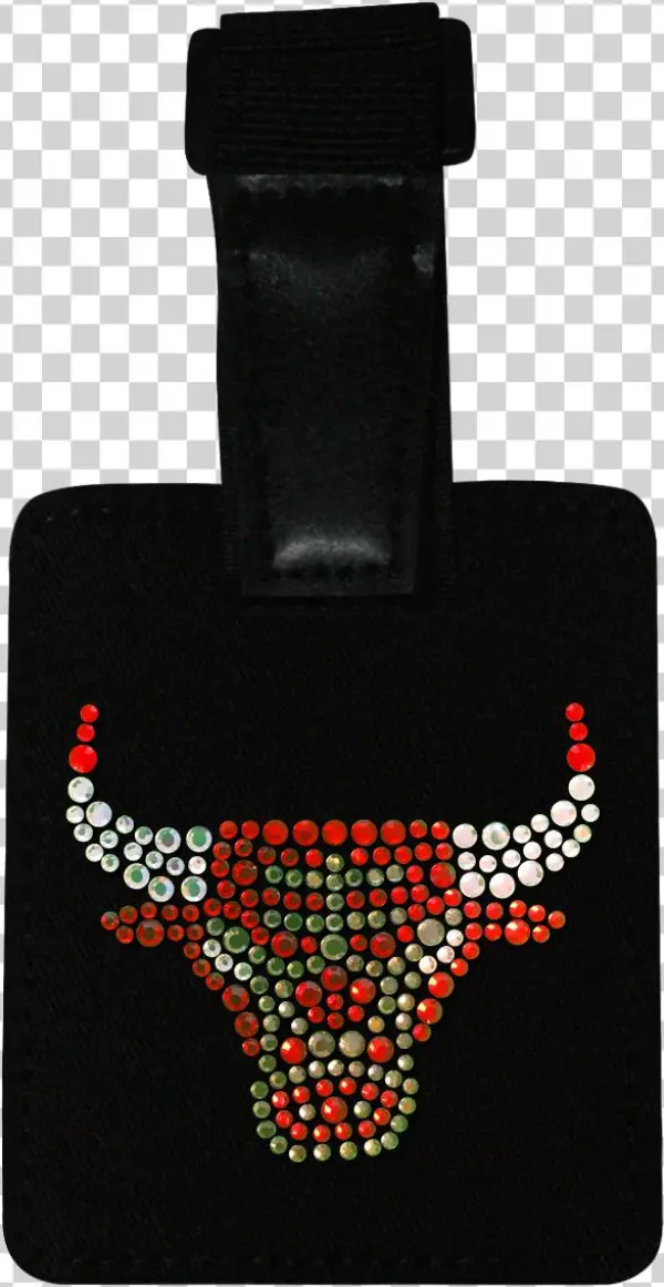 Chicago Bulls Rhinestone Luggage Tag - Memphis