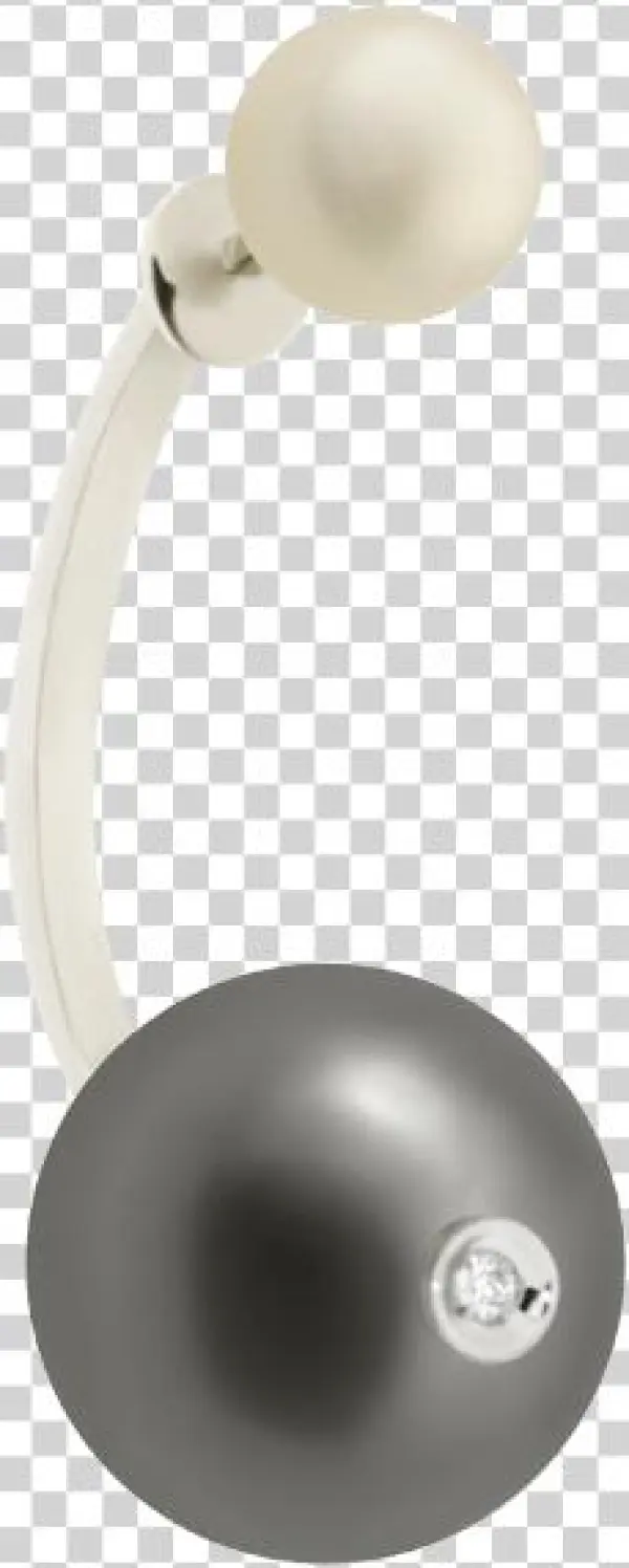 D Pearl Piercing Earring - Headphones