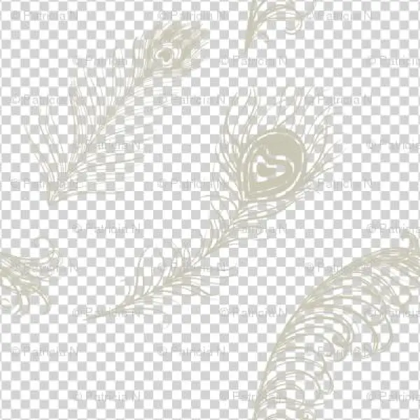 Gold Cream Peacock Feathers - 3drose Llc 8 X 8 X 0.25 Inches Mouse Pad, Peacock Feathers