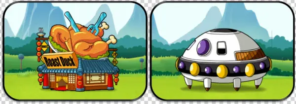 Gold From Commercial Buildings - Cartoon