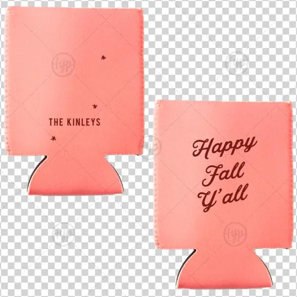 Happy Fall Y'all Can Cooler - Red