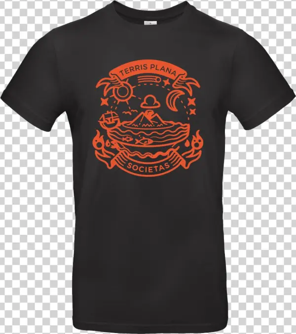 Jensmayor Flat Earth Society T-shirt B&c Exact