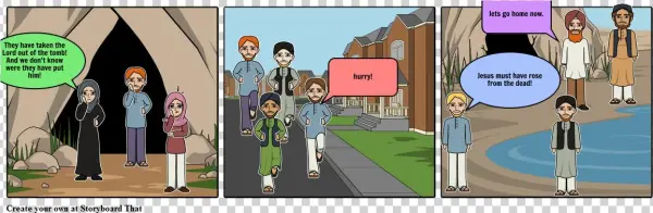 Jesus Rose From The Dead - Cartoon