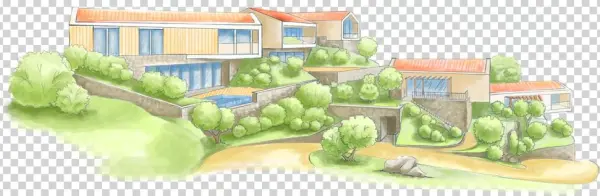 Marevita Investment Project For Sale In Lustica, Montenegro - Painting