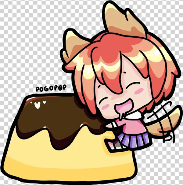 “one Glance Is All It Took For That Pudding To Steal - Cartoon