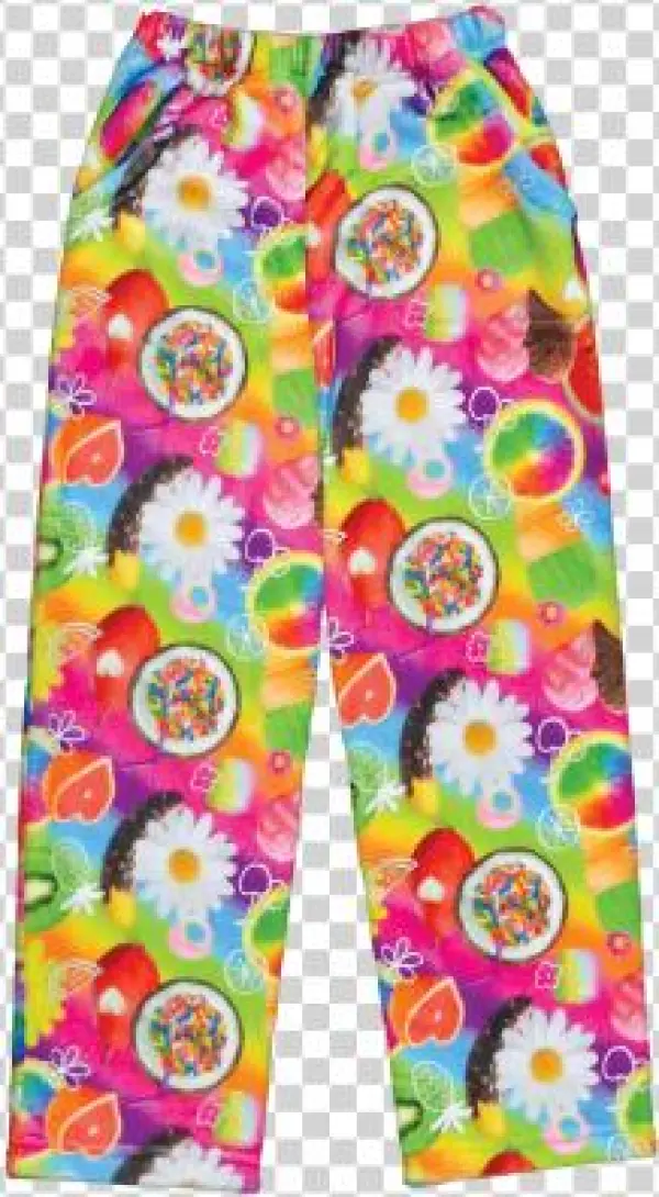 Picture Of Tutti Fruiti Plush Pants - Trousers