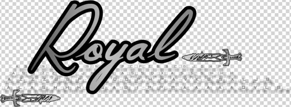 Silver Text Png's - Calligraphy