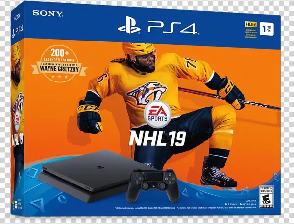 Sony Playstation 4 1tb Slim - Playstation 4 Nhl 19