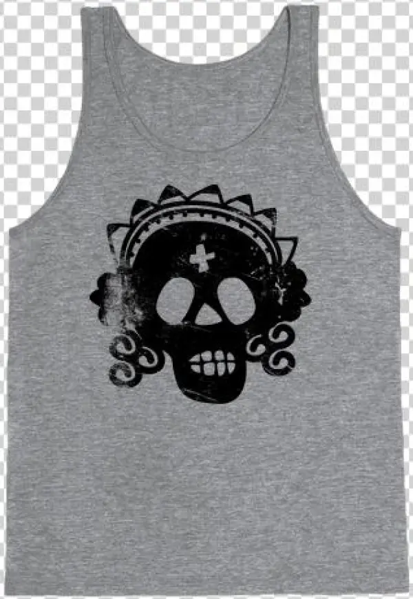 Sugar Skull Bride Tank Top - Chocolate Is My Bae