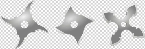 This Free Icons Png Design Of Silver Shurikens