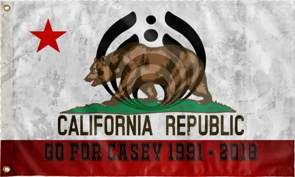 Casey California Flag - California Republic