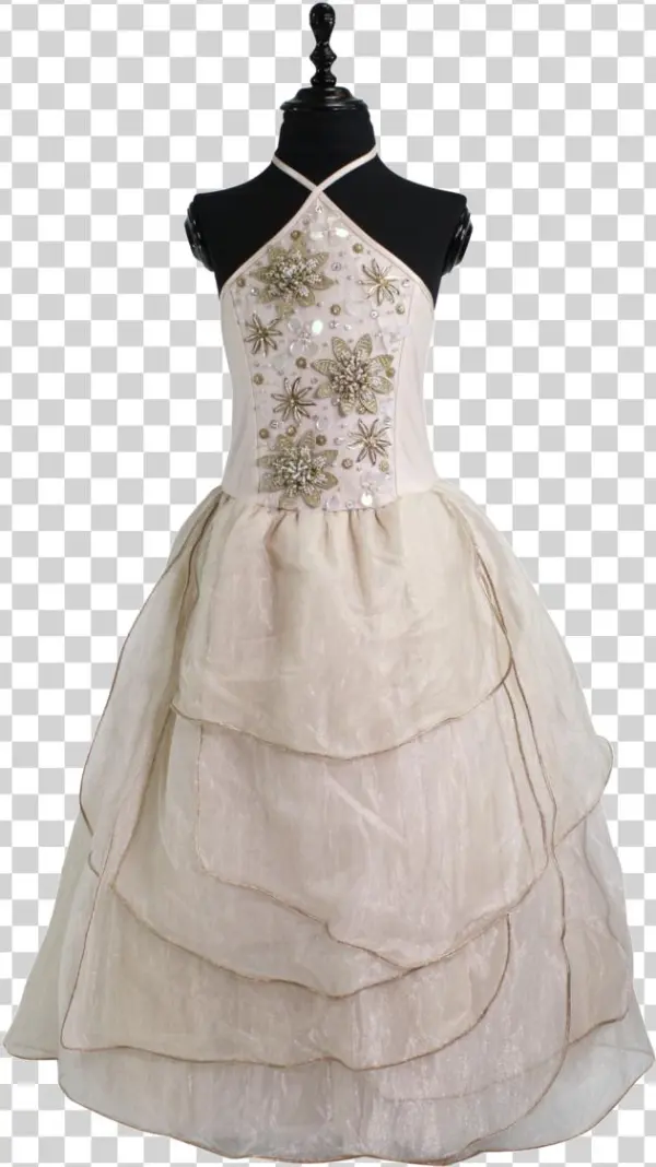 Dolly By Le Petit Tom Belle Tutu Dress In Champagne - Tutu