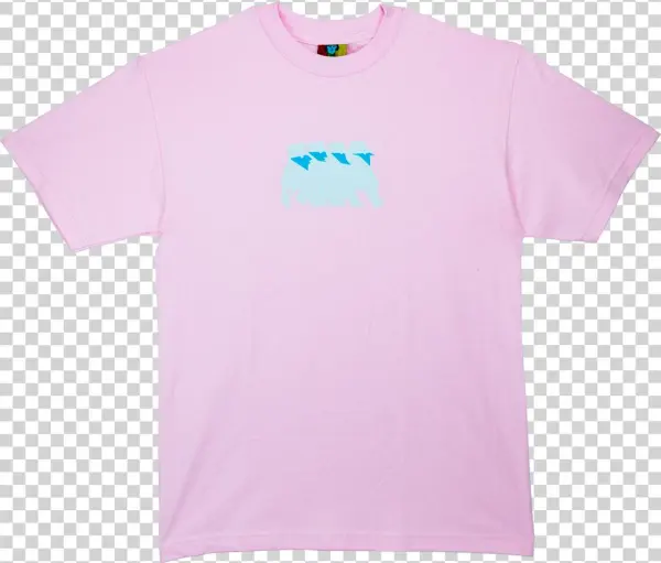 Felt Shortsleeve Pink - Active Shirt