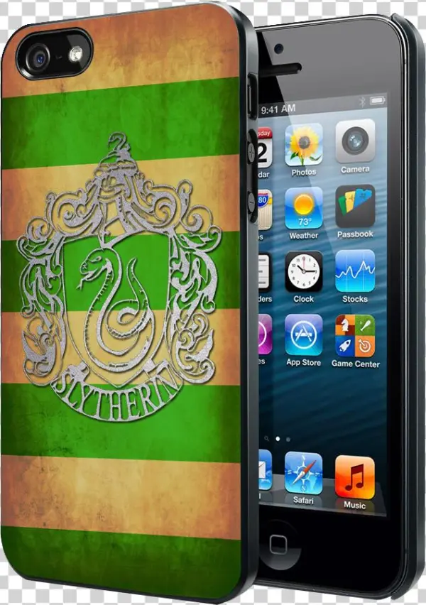 Harry Potter Slytherin Crest Samsung Galaxy S3 S4 S5 - Iphone 5 Cases Warcraft