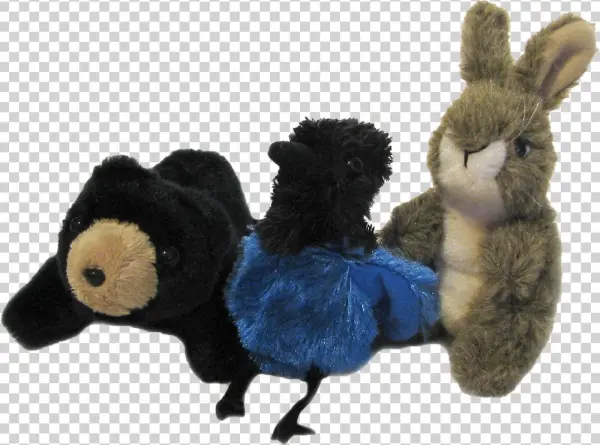 Holiday Shopping Finger Puppets - Stuffed Toy