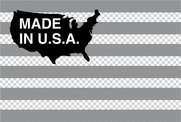 Made In Usa Logo Png Transparent - Us 1er Canton Marseille