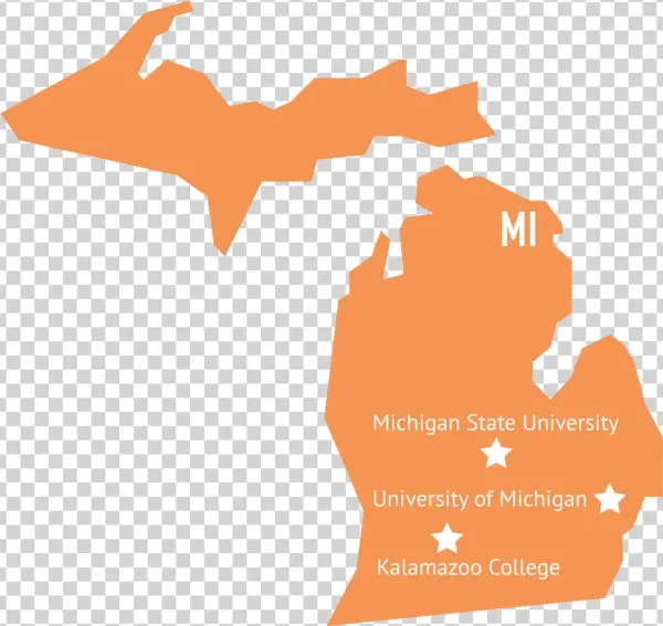 Michigan - Easy Drawing Of Michigan
