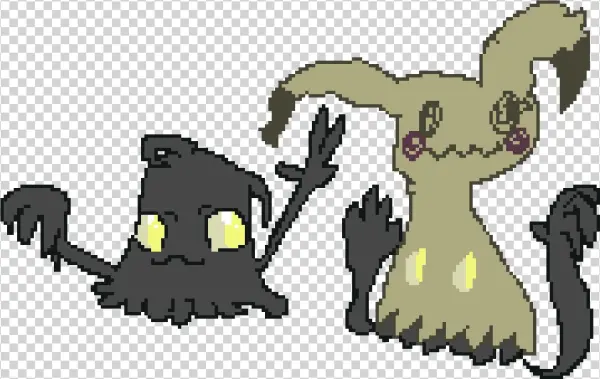 Mimikyu Fan Art - Cartoon