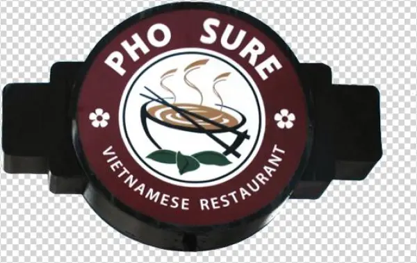 Pho Sure On West Ashby Logo