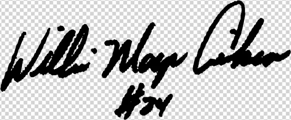 Willie Mays Aikens - Calligraphy