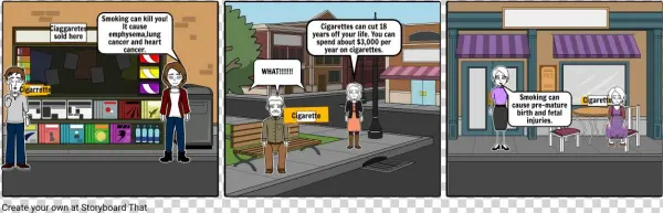 Smoking Lesson - Cartoon