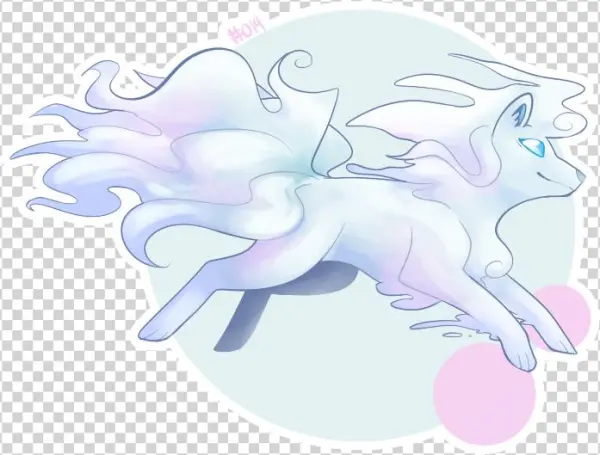 Alolan Ninetails - Illustration