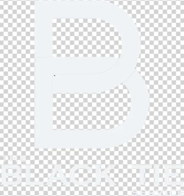 Black Tie Service White Logo - Supreme Lacoste Black Bag