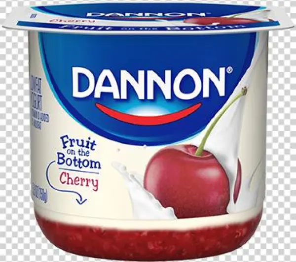 Dannon Cherry Fruit On Bottom - Dannon Yogurt Fruit On The Bottom