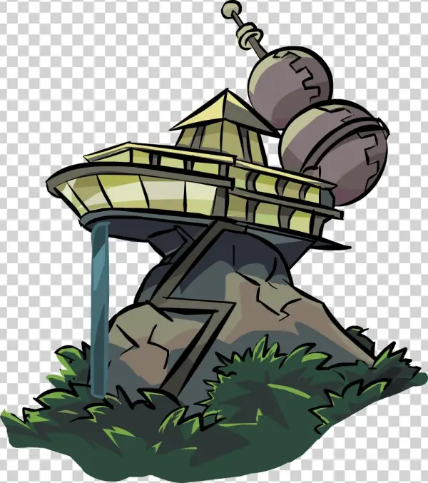 Fort Clipart Club Penguin - Illustration