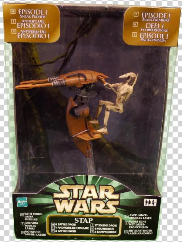Hasbro Star Wars Figure: Stap And Battle Driod