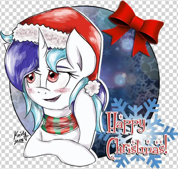 Kristysk, Christmas, Clothes, Dj Pon-3, Hat, Safe, - Cartoon