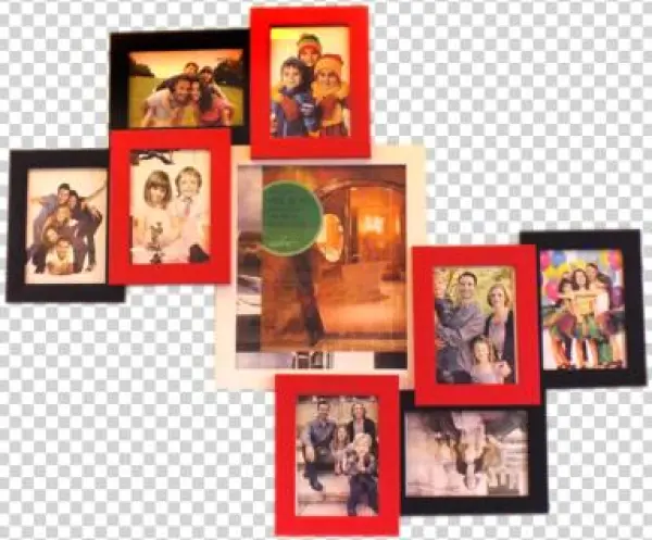 Multi Color 9 Photo Frames - Mumbai