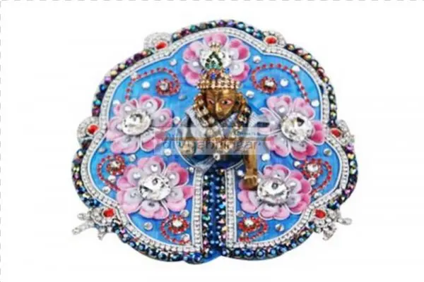Pink And Blue Bal Gopal Dress - Circle