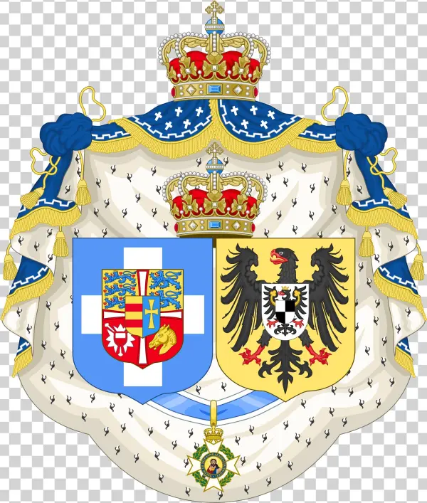 Prussia Clipart Lion - Coat Of Arm Of Greece