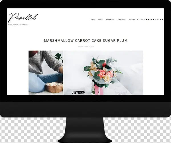 Responsive Blogger Theme Custom Logo - Blogger