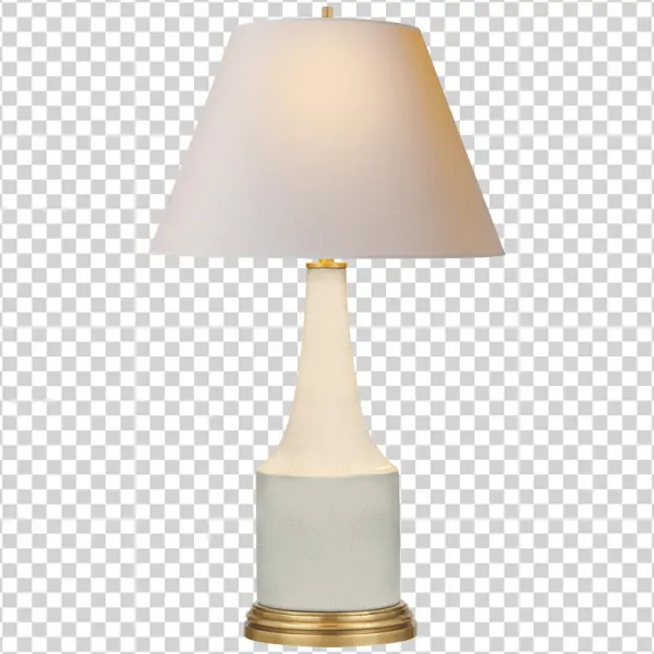 Sawyer Table Lamp In Tea Stain Porcelain With Na - Visual Comfort Alexa Hampton Sawyer Table Lamp, Tea