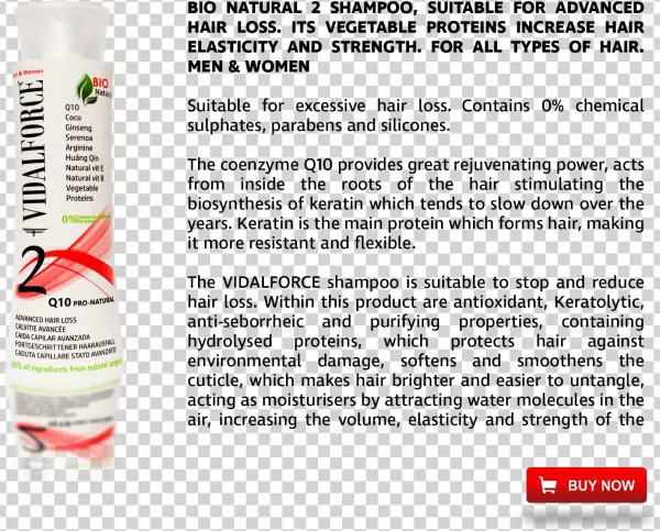 Shampo 2 Natural Fall Hair - Cosmetics