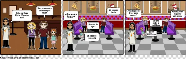 Spanish Restaurant Swap Kh - Cartoon
