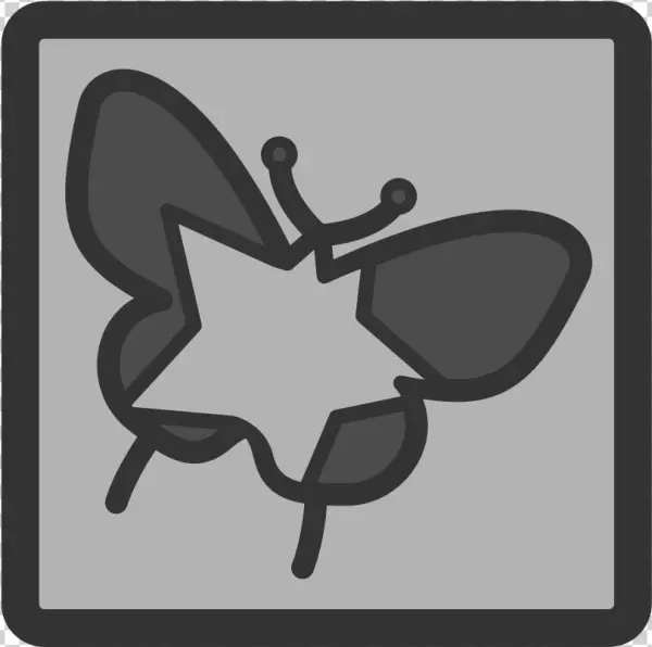 Star Butterfly 001 Clipart Png For Web - Clip Art