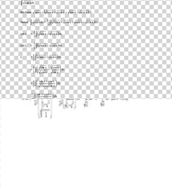 Tan X Dxtan X We Havetan X Cot X Tan X Cot X / 212hencetan - Thumbnail