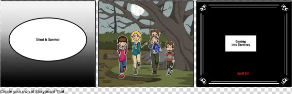 The Quiet Place - Cartoon